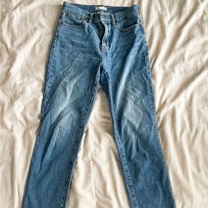 Madewell high rise jeans size 28